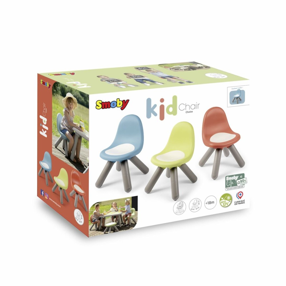 Stuhl Smoby Life Kid Blau Kunststoff