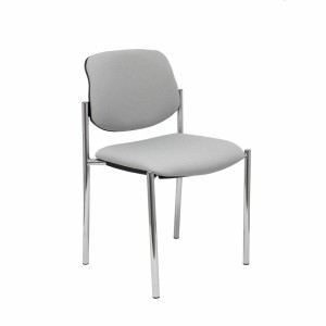 Chaise de Réception Villalgordo Piqueras y Crespo RBALI40 Gris Simili Cuir