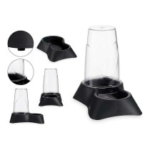 Pet feeding dish Mascow 87847 Transparent Anthracite polypropylene 650 ml 12,5 x 18 x 19 cm