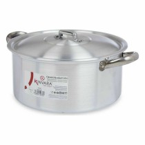 Casserole with lid Kinvara 100007 Silver 5 L (10 Units)