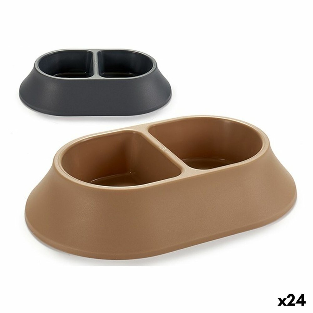 Pet feeding dish Mascow 1270 Plastic 34,5 x 7 x 22,5 cm (24 Units)