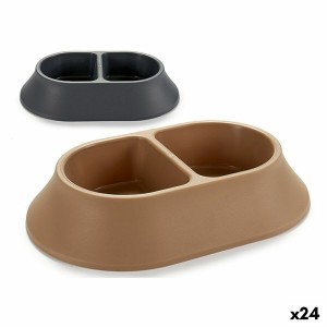 Mangeoir pour animaux Mascow 1270 Plastique 34,5 x 7 x 22,5 cm (24 Unités)