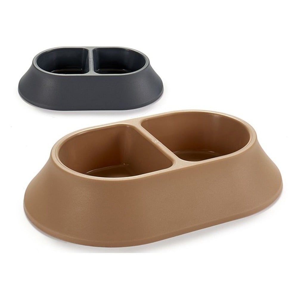 Pet feeding dish Mascow 1270 Plastic 34,5 x 7 x 22,5 cm (24 Units)