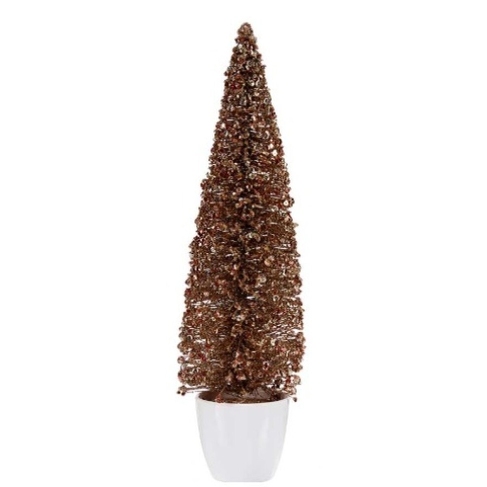 Sapin de Noël Krist+ 2402/15-2-3 Bronze Doré Plastique Sapin de Noël 10 x 38 x 10 cm (6 Unités)