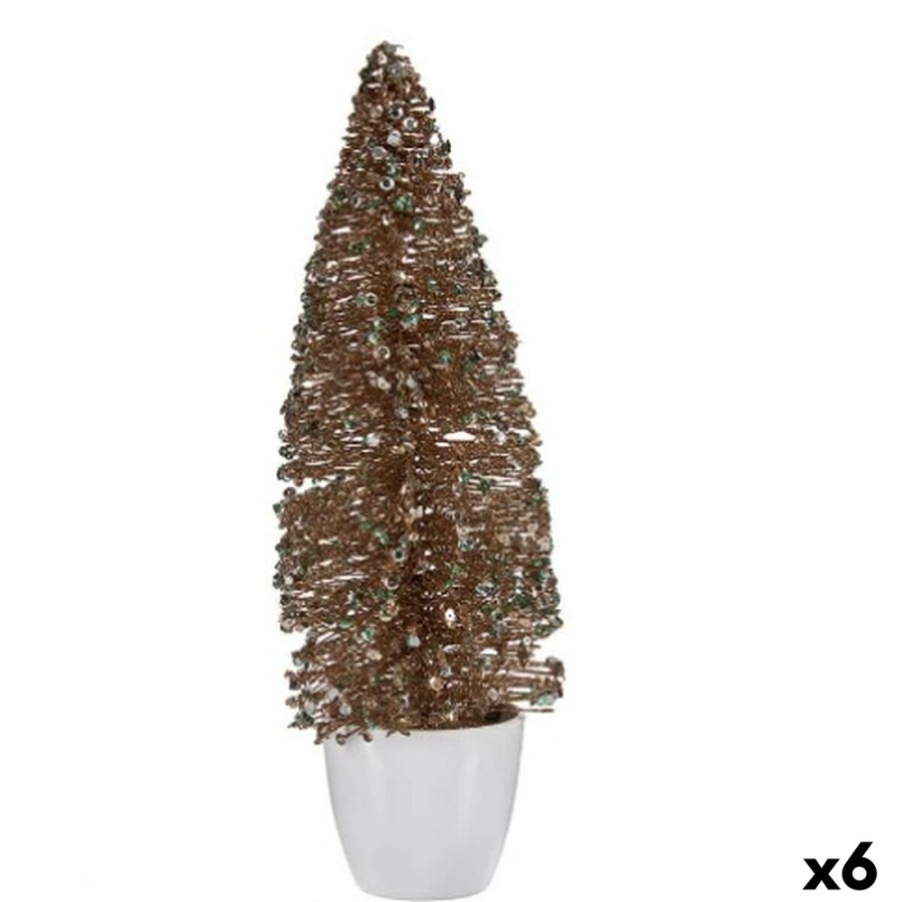 Sapin de Noël Krist+ 2420/13-2-5 Menthe Champagne Plastique Sapin de Noël 10 x 33 x 10 cm (6 Unités)
