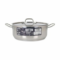 Topf mit Deckel Quttin Hotel Stahl Ø 28 x 11 cm (2 Stück)