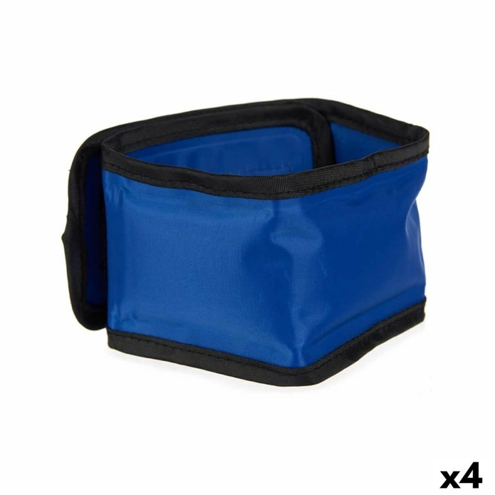 Hundehalsband Mascow TOY0417-M Blau Schwarz Polyester PVC Gel 6,5 x 1 x 45 cm Kühlend (4 Stück)