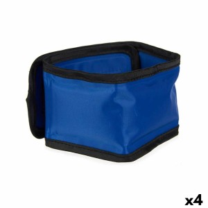 Hundehalsband Mascow TOY0417-M Blau Schwarz Polyester PVC Gel 6,5 x 1 x 45 cm Kühlend (4 Stück)