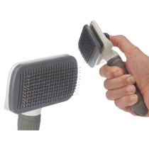Dog Brush Mascow 334 Anthracite 10,5 x 19 x 6 cm (12 Units)