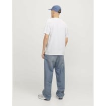 Men’s Short Sleeve T-Shirt Jack & Jones JCOTARMAC CAMO FRONT TEE 12273239 White