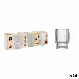 Satz von Kaffeetassen La Mediterránea Broadway 3 Stücke (24 Stück)