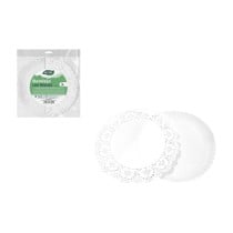 Tablett für Snacks Algon rund 20 cm 3 Stücke (24 Stück)