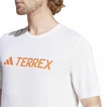 T-shirt à manches courtes homme Adidas Mt Log Tech Blanc