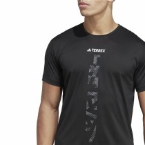 T-shirt à manches courtes homme Adidas Agr Shirt Noir