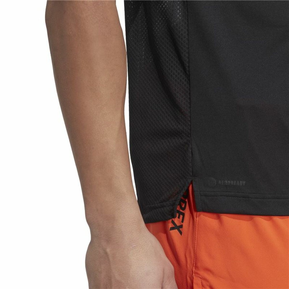 T-shirt à manches courtes homme Adidas Agr Shirt Noir