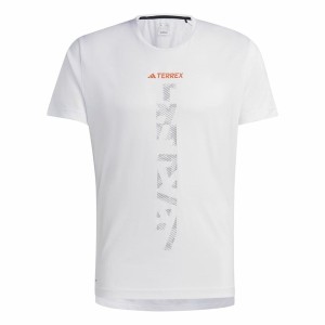 T-shirt à manches courtes homme Adidas Agr Shirt Blanc