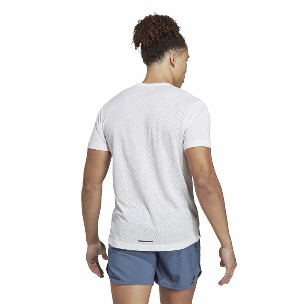 T-shirt à manches courtes homme Adidas Agr Shirt Blanc