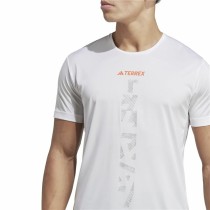 T-shirt à manches courtes homme Adidas Agr Shirt Blanc