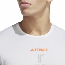 T-shirt à manches courtes homme Adidas Agr Shirt Blanc