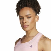 Herren Kurzarm-T-Shirt Adidas Adizero Rosa