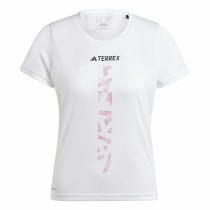 Herren Kurzarm-T-Shirt Adidas Terrex Agravic Weiß