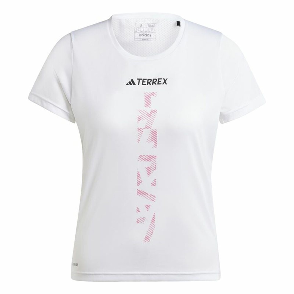 Herren Kurzarm-T-Shirt Adidas Terrex Agravic Weiß