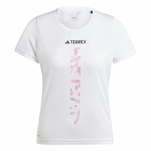 Herren Kurzarm-T-Shirt Adidas Terrex Agravic Weiß
