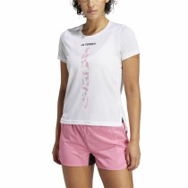 Herren Kurzarm-T-Shirt Adidas Terrex Agravic Weiß