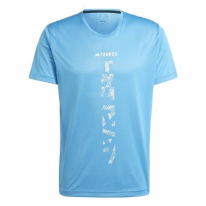 T-shirt à manches courtes homme Adidas Terrex Agravic Bleu