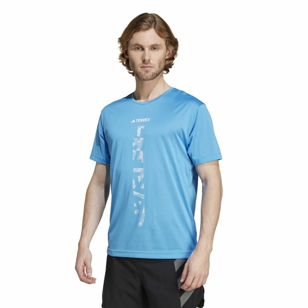 T-shirt à manches courtes homme Adidas Terrex Agravic Bleu