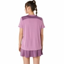 Men’s Short Sleeve T-Shirt Asics Padel Court Ss Top Purple Violet