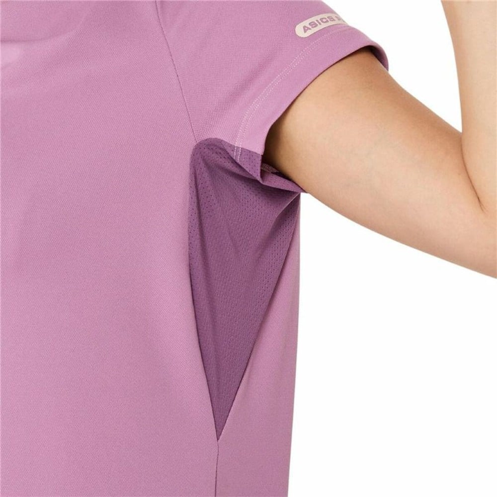 Men’s Short Sleeve T-Shirt Asics Padel Court Ss Top Purple Violet