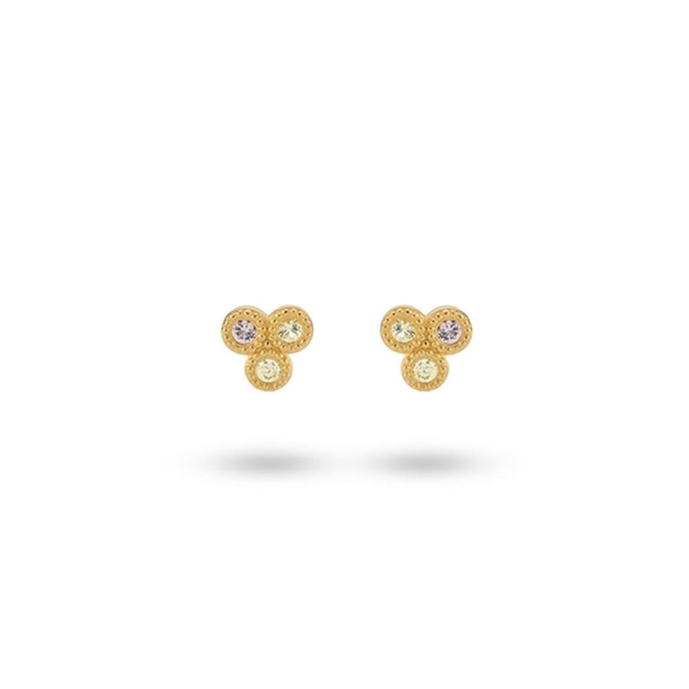 Ladies' Earrings 24KAE 42430Y Golden