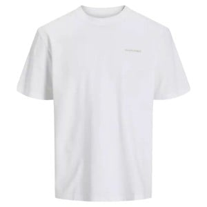 T-shirt à manches courtes homme Jack & Jones JCOPACER BACK PRINT TEE 12273297 Blanc