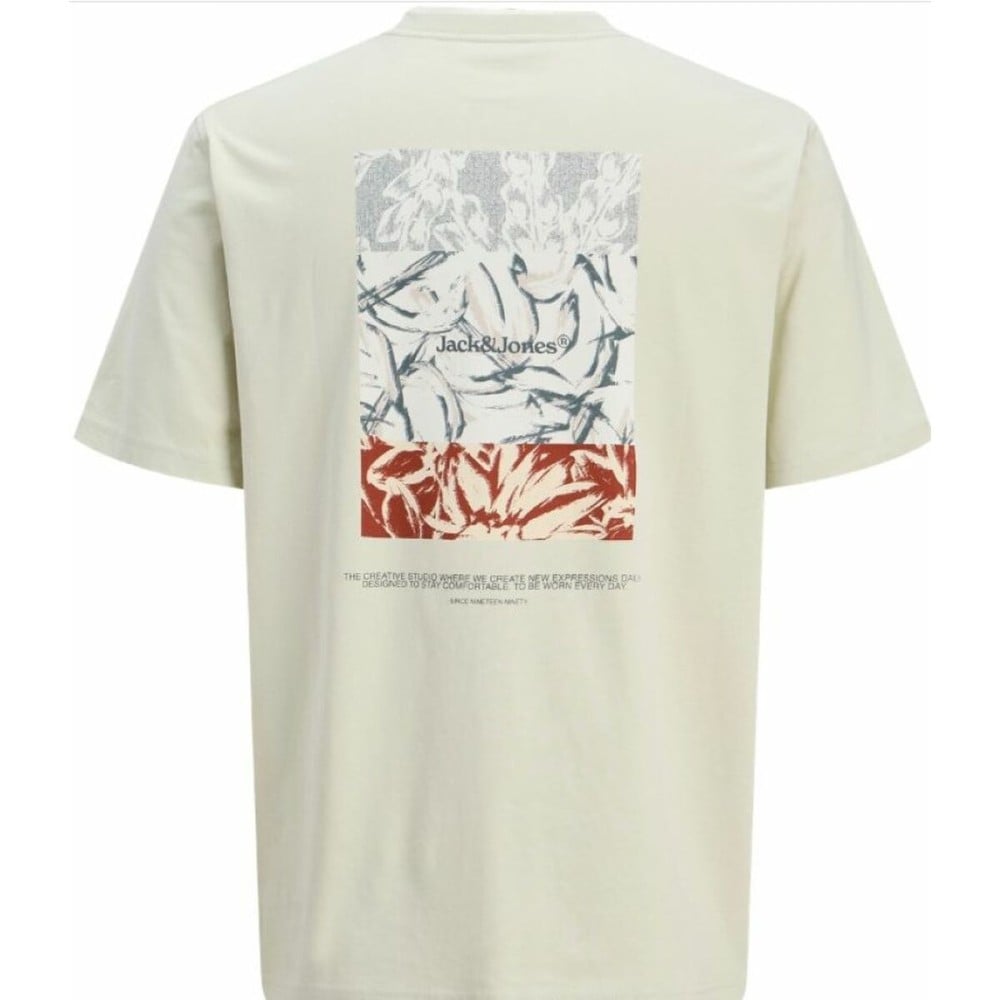 T-shirt à manches courtes homme Jack & Jones JORSPLIT BACK TEE 12272996 Vert