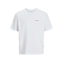 T-shirt à manches courtes homme Jack & Jones JORVARENNA PAINTED BACK TEE Blanc