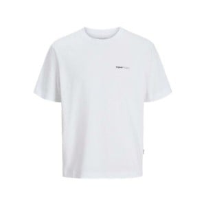 T-shirt à manches courtes homme Jack & Jones JORVARENNA PAINTED BACK TEE Blanc