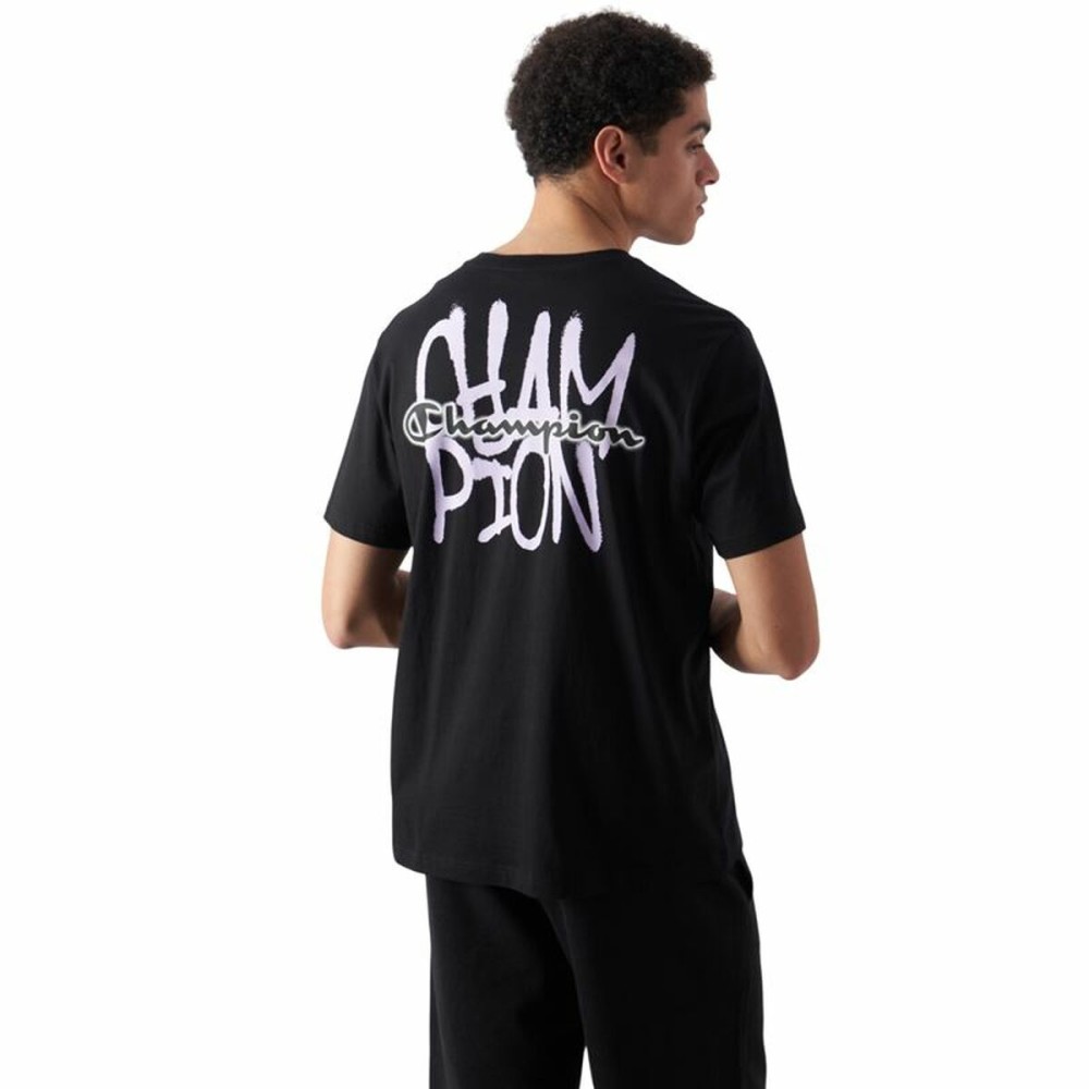 Herren Kurzarm-T-Shirt Champion Champion SS Schwarz