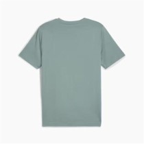Men’s Short Sleeve T-Shirt Puma Graphics Blue Green