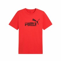 Herren Kurzarm-T-Shirt Puma Graphics Rot