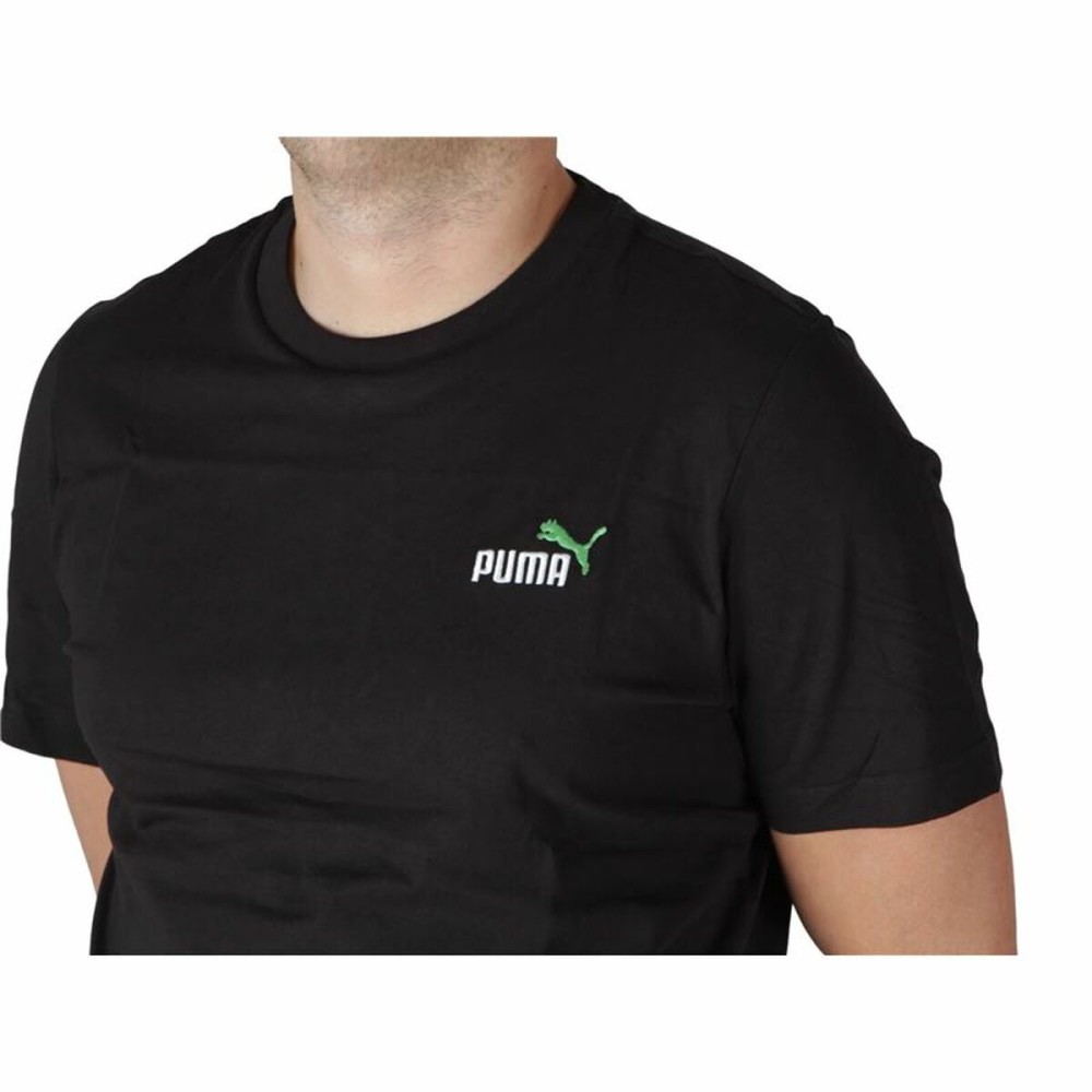 Herren Kurzarm-T-Shirt Puma Essentials Schwarz