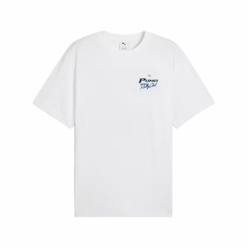 Herren Kurzarm-T-Shirt Puma Graphics Moto Flag Weiß