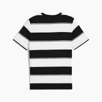 Herren Kurzarm-T-Shirt Puma Class Striped T Schwarz