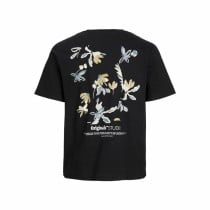 Herren Kurzarm-T-Shirt Jack & Jones Jorvarenna Painted Schwarz
