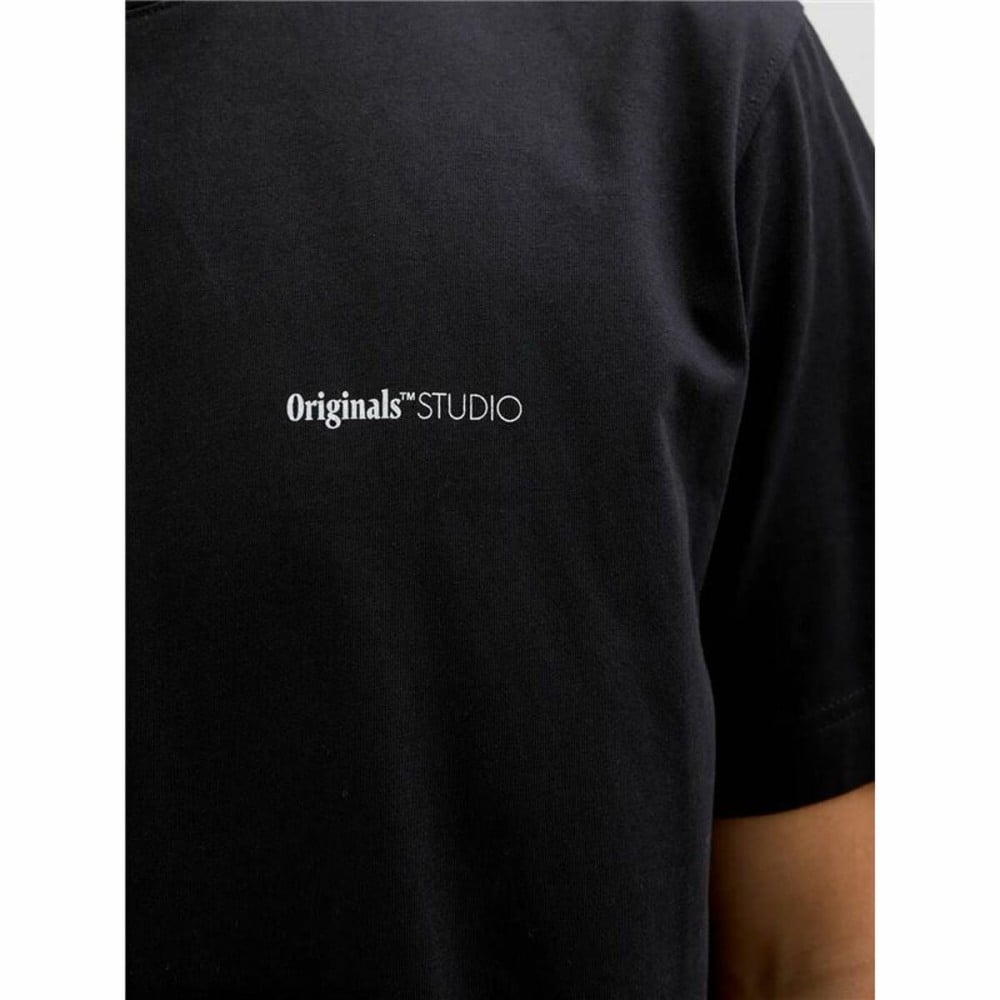 Men’s Short Sleeve T-Shirt Jack & Jones Jorvarenna Painted Black