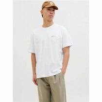 Men’s Short Sleeve T-Shirt Jack & Jones Jorvarenna Painted White