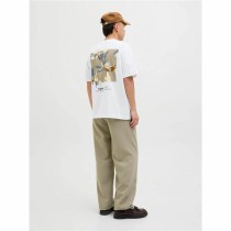 Men’s Short Sleeve T-Shirt Jack & Jones Jorvarenna Painted White