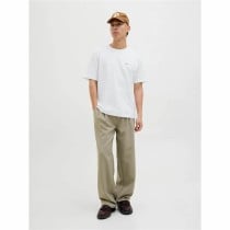Herren Kurzarm-T-Shirt Jack & Jones Jorvarenna Painted Weiß