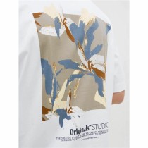 Men’s Short Sleeve T-Shirt Jack & Jones Jorvarenna Painted White