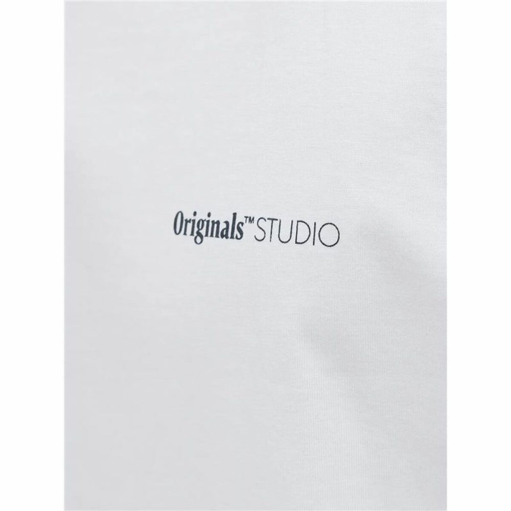 Men’s Short Sleeve T-Shirt Jack & Jones Jorvarenna Painted White